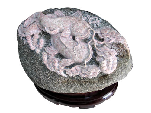 泰山石精雕